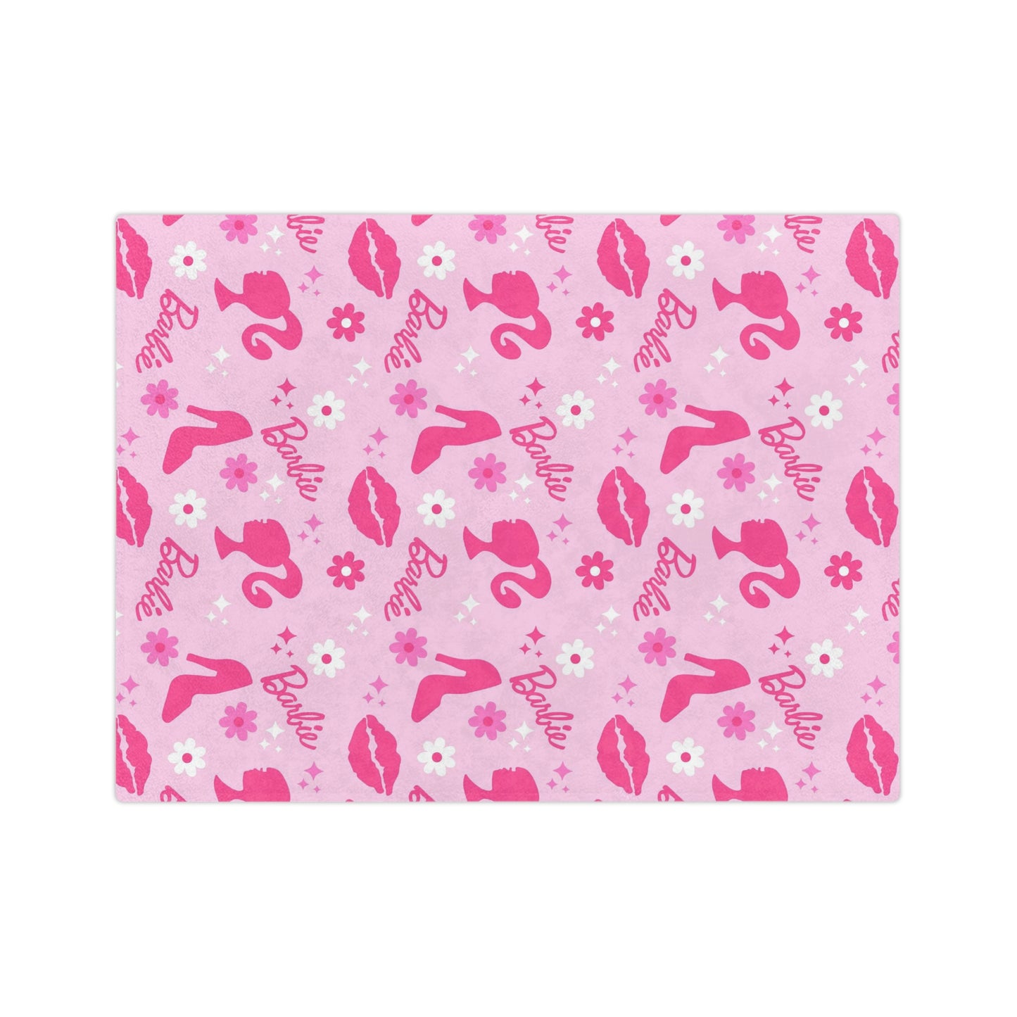 Barbie Girl - Velveteen Minky Blanket