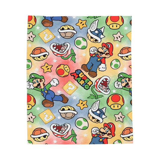 Level Up - Velveteen Plush Throw