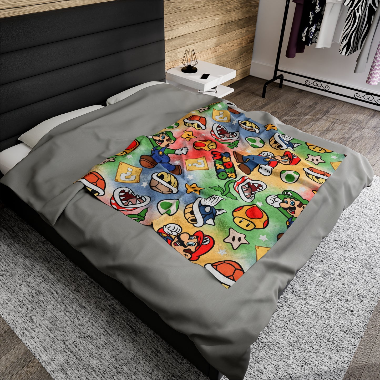 Level Up - Velveteen Plush Throw