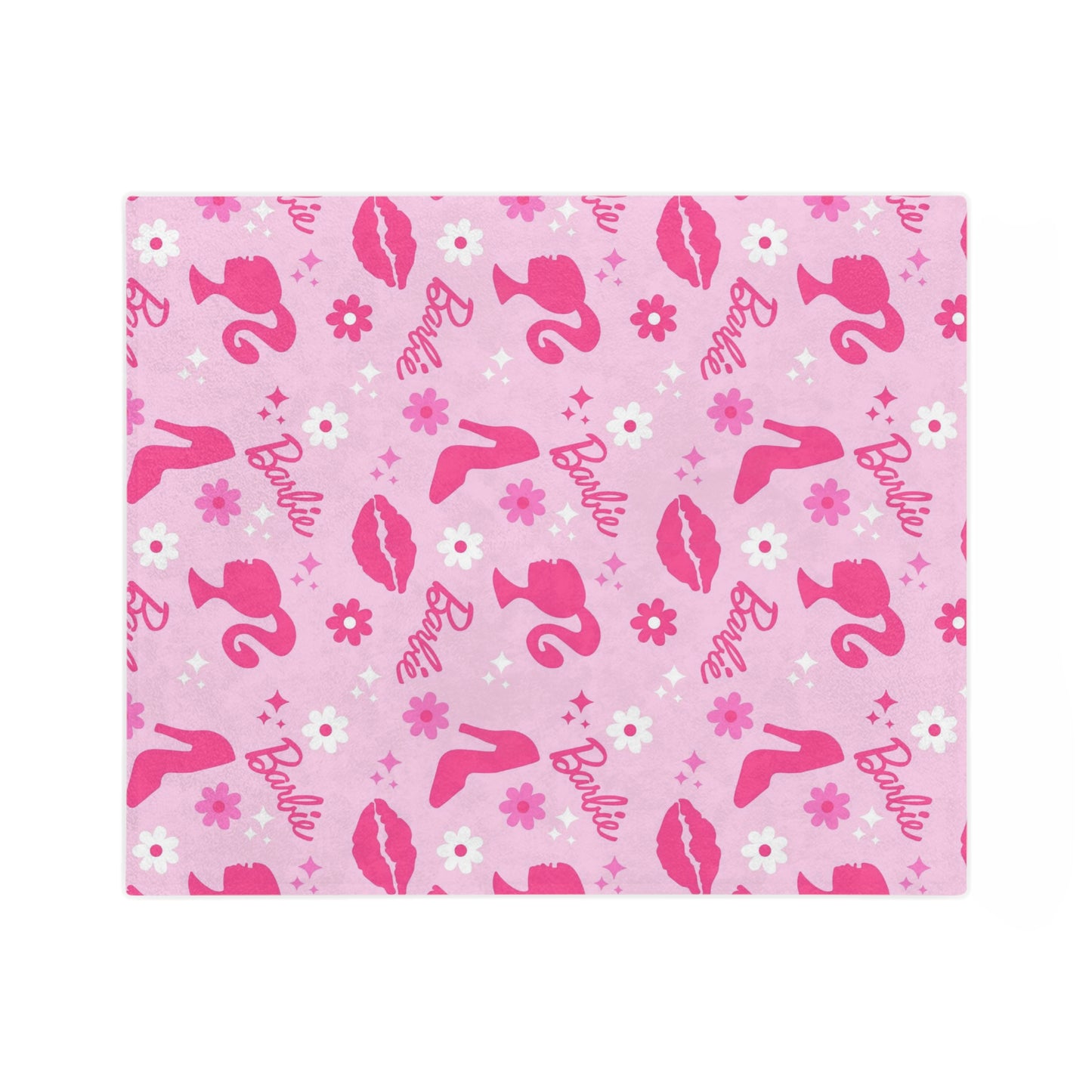 Barbie Girl - Velveteen Minky Blanket