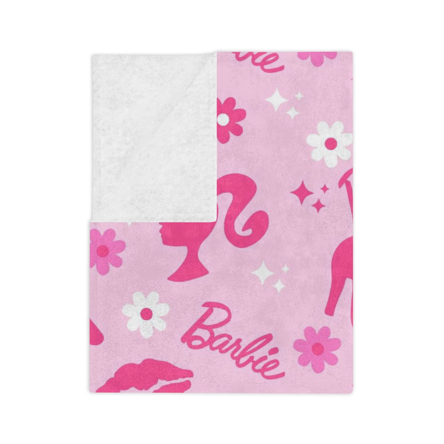 Barbie Girl - Velveteen Minky Blanket